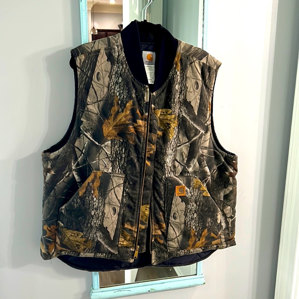 Carhartt RealTree Camo Duck canvas Vest XL